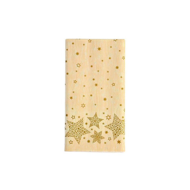 PAPSTAR nappe de Noël Christmas Shine, rouge, 180×120 cm, airlaid