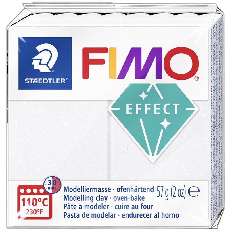 FIMO effect klei, galactisch turkoois, ofenhardend, 55×15×55 mm