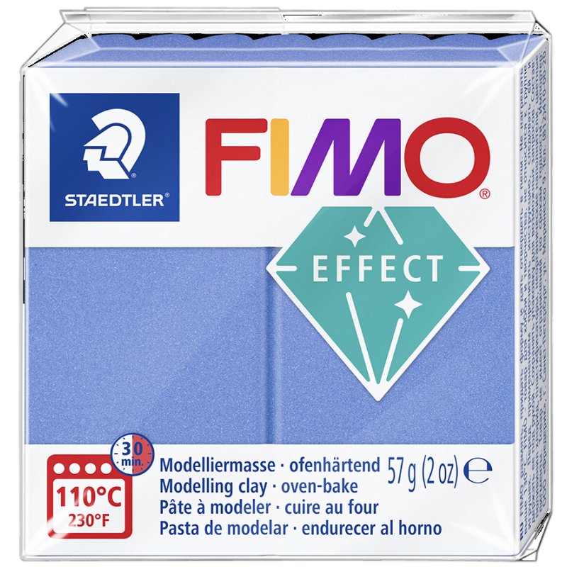 FIMO EFFECT boetseerklei, groen-metallic, 57 g