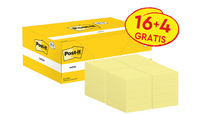 Post-it zelfklevende notitieblokjes, 51×38 mm, geel, 12 blokjes
