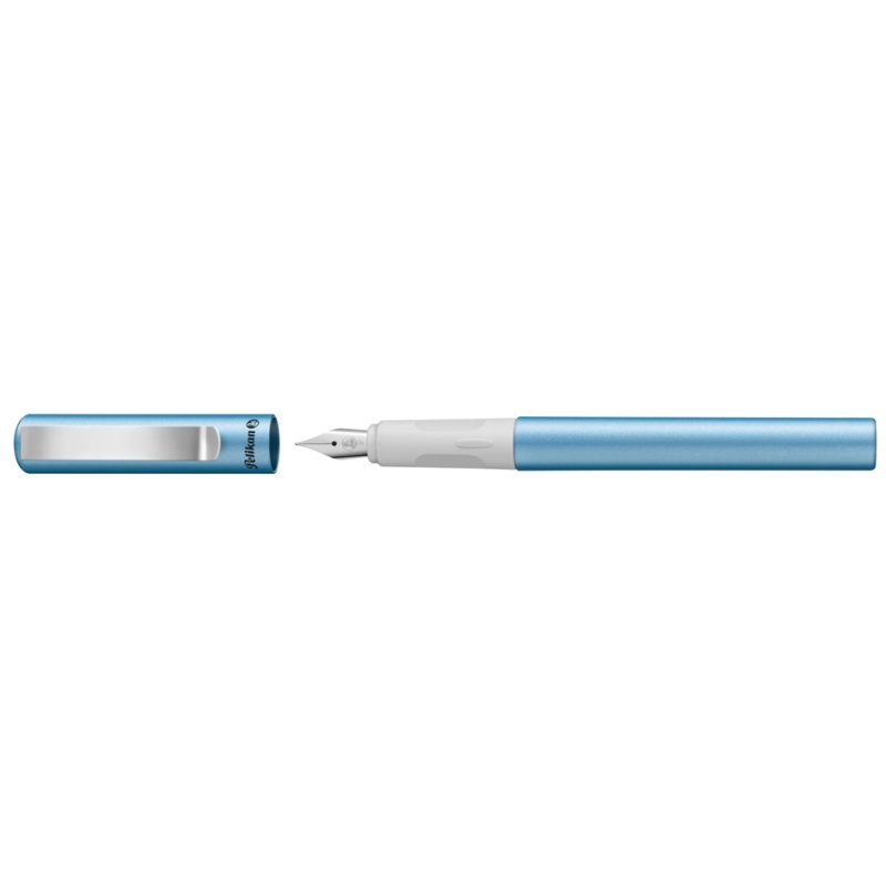 Pelikan fountain pen Pina Cola, blue metallic, refillable, nib M