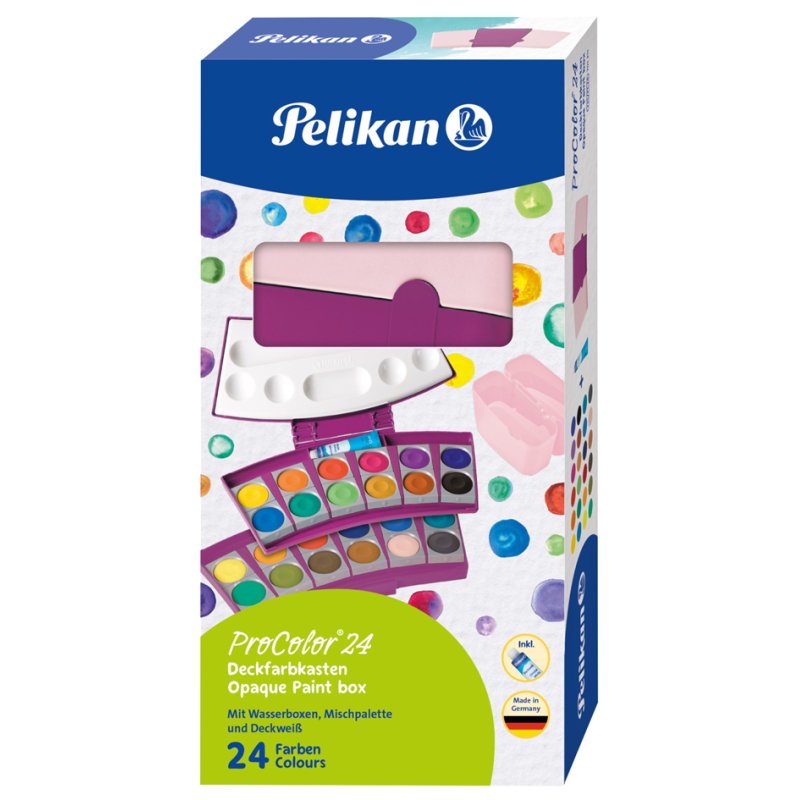 Pelikan ensemble de crayons ProColor 735, 24 couleurs, rouge/rose