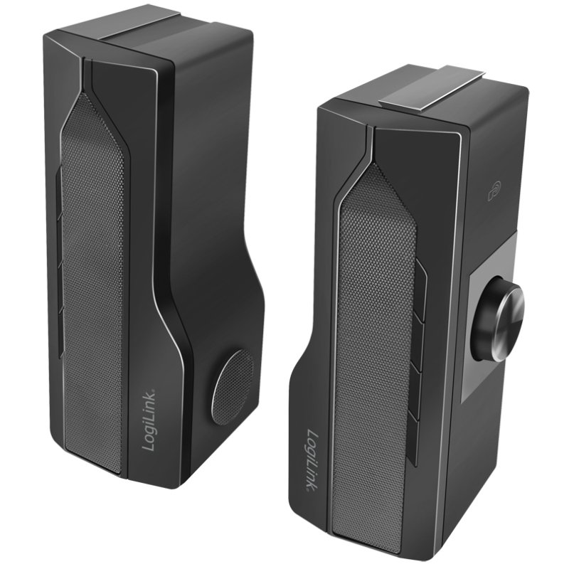 LogiLink barre sonore mobile avec éclairage festif, noir, Bluetooth 5.0, RGB-verlichting