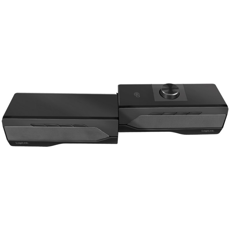LogiLink barre sonore mobile avec éclairage festif, noir, Bluetooth 5.0, RGB-verlichting