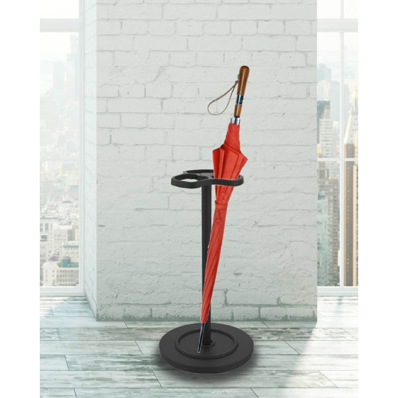 UNiLUX porte-parapluie SULKY, acier, noir, 280×625 mm
