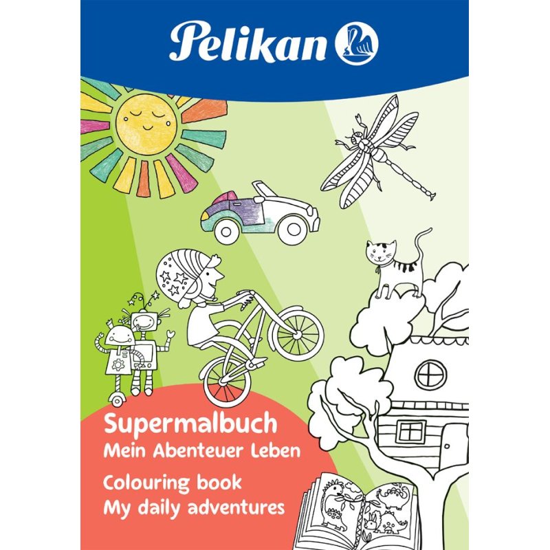 Pelikan Supermalbuch, white paper 100 g/m², 64 pages, stitched