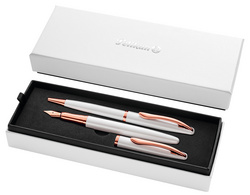 Pelikan schrijfset Jazz Noble Elegance, rood, vulpen en balpen