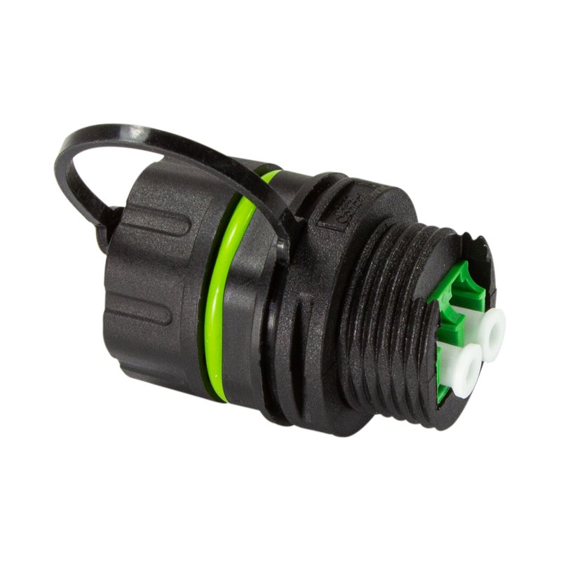 LogiLink Professional coupleur fibre optique LC-Duplex, IP68, noir/vert