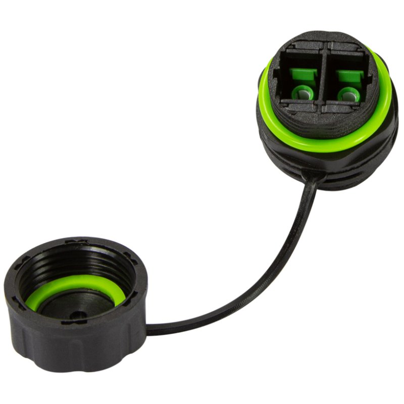 LogiLink Professional coupleur fibre optique SC-Duplex, IP68, noir/vert