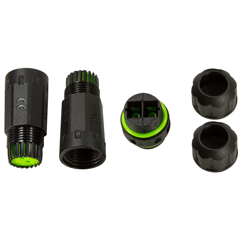 LogiLink Professional glasvezel koppeling SC-duplex, IP68, zwart/groen