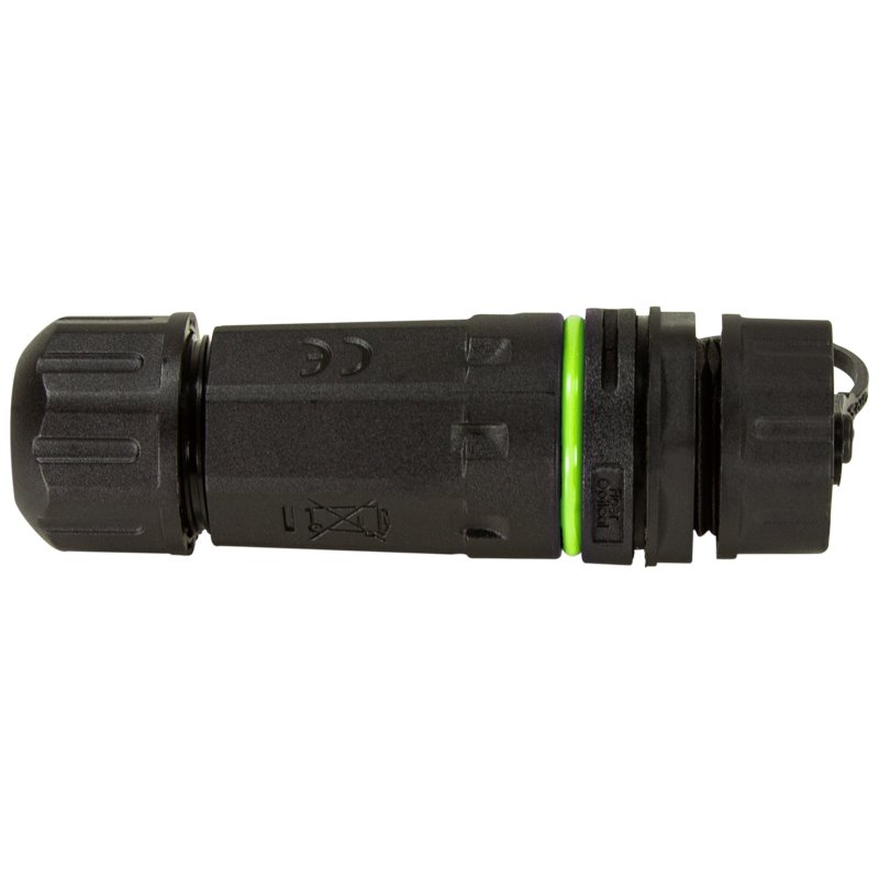 LogiLink fibre optic coupler SC-Simplex, black/green, 1-3.5 mm diameter
