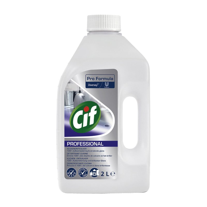 Cif Professional Keukens ontkalkingsreiniger, 2 liter, geurloos