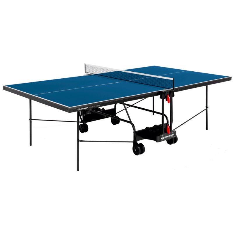 DONIC SCHILDKRÖT table de ping-pong Spacetec Indoor, plateau de jeu 16 mm, bleu
