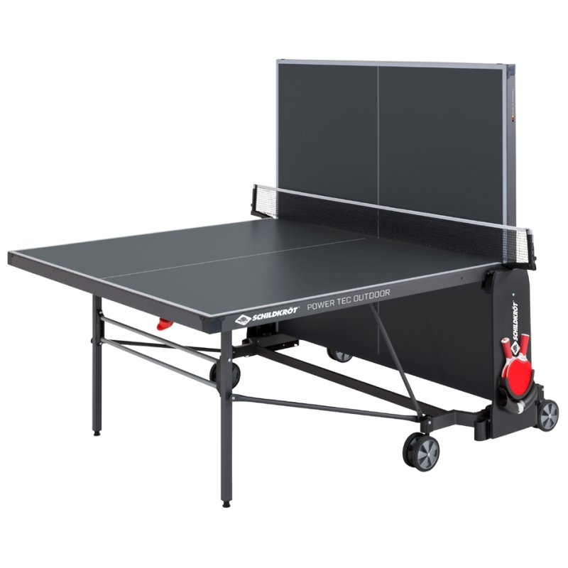 DONIC SCHILDKRÖT table de tennis Powertec Outdoor, gris, plateau mélamine 5 mm