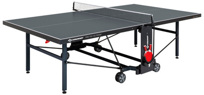 DONIC SCHILDKRÖT tafeltennistafel Protec Outdoor, grijs, 6 mm melamineharsplaat