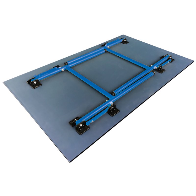 DONIC SCHILDKRÖT table de ping-pong compacte midi XL, gris, pliable, 12 mm MDF
