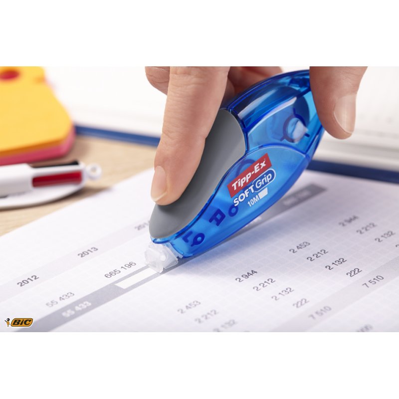 Tipp-Ex correctieroller Soft Grip, 4,2 mm × 10 m, 10 stuks