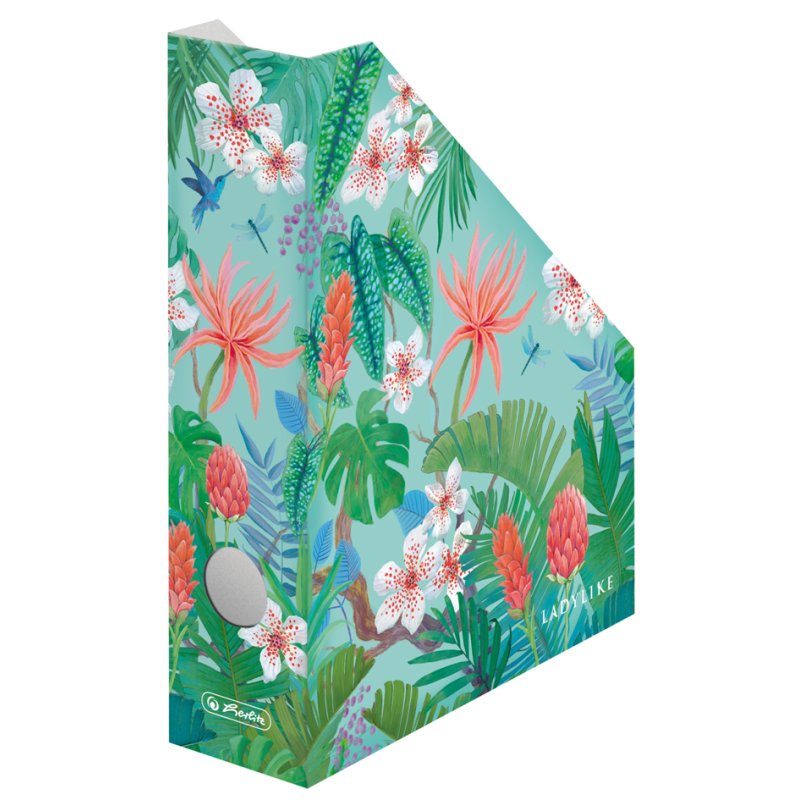 herlitz porte-documents debout, motif papillon, carton, 70×225×300 mm