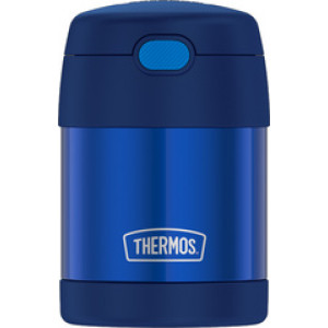 THERMOS thermosvoedselcontainer FUNTAINER Food Jar, bijenprint, 0,3 L, dubbelwandig edelstaal