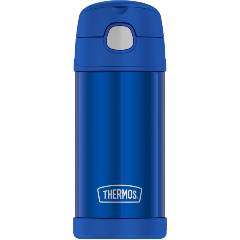 THERMOS isolerende drinkfles FUNTAINER met rietje, blauw, 0,35 L