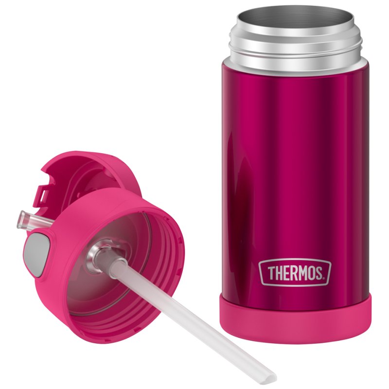 THERMOS isolerende drinkfles FUNTAINER met rietje, blauw, 0,35 L