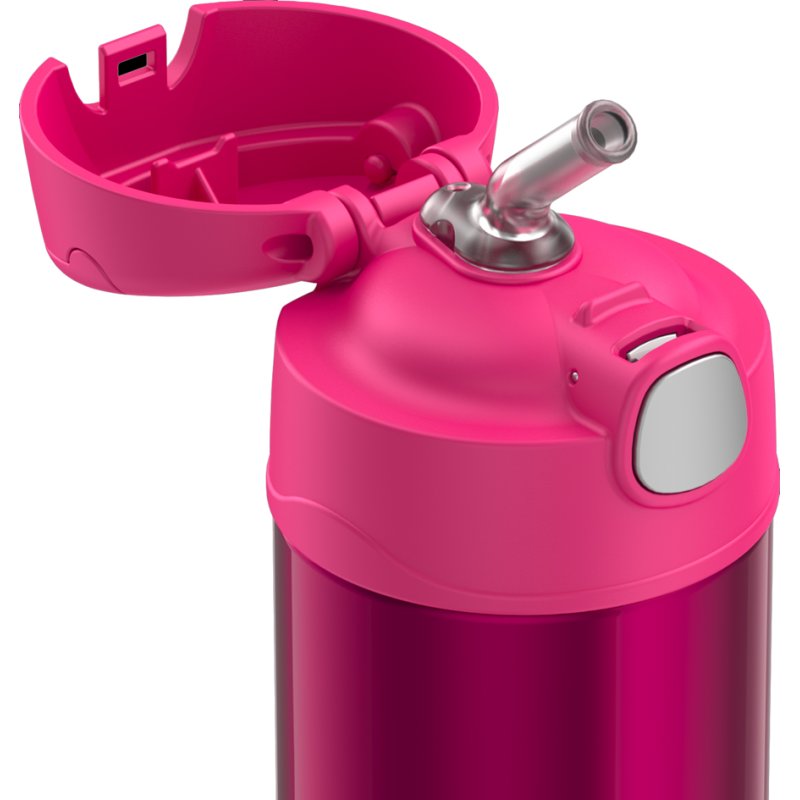 THERMOS isolerende drinkfles FUNTAINER met rietje, blauw, 0,35 L