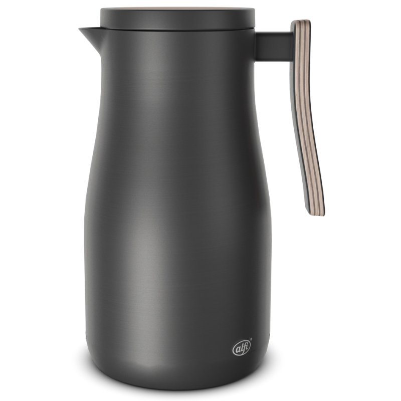 alfi isoleerkan Studio Allure, 1,0 liter, zwart met eiken details