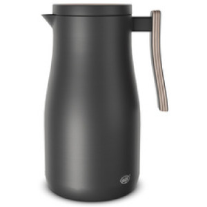 alfi isoleerkan Studio Allure, 1,0 liter, zwart met eiken details