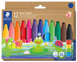 STAEDTLER viltstiften Noris junior, uitwasbaar, 6 kleuren, 2,5 mm