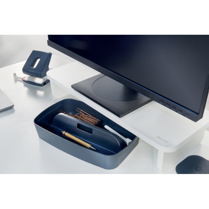 LEITZ support d'écran Ergo Cosy, plastique, blanc