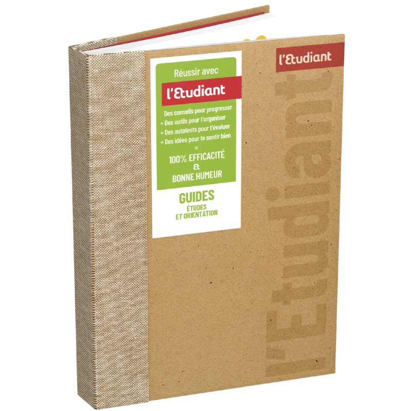 Oxford diary l'Etudiant KRAFT, 1 day per page, 150×200 mm, beige