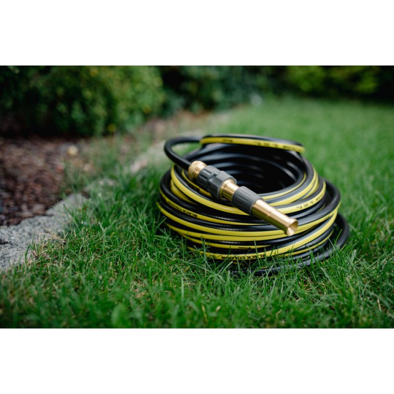 Bradas tuyau de jardin Black Colour, 3/4 inch, noir/jaune, 50 mètres