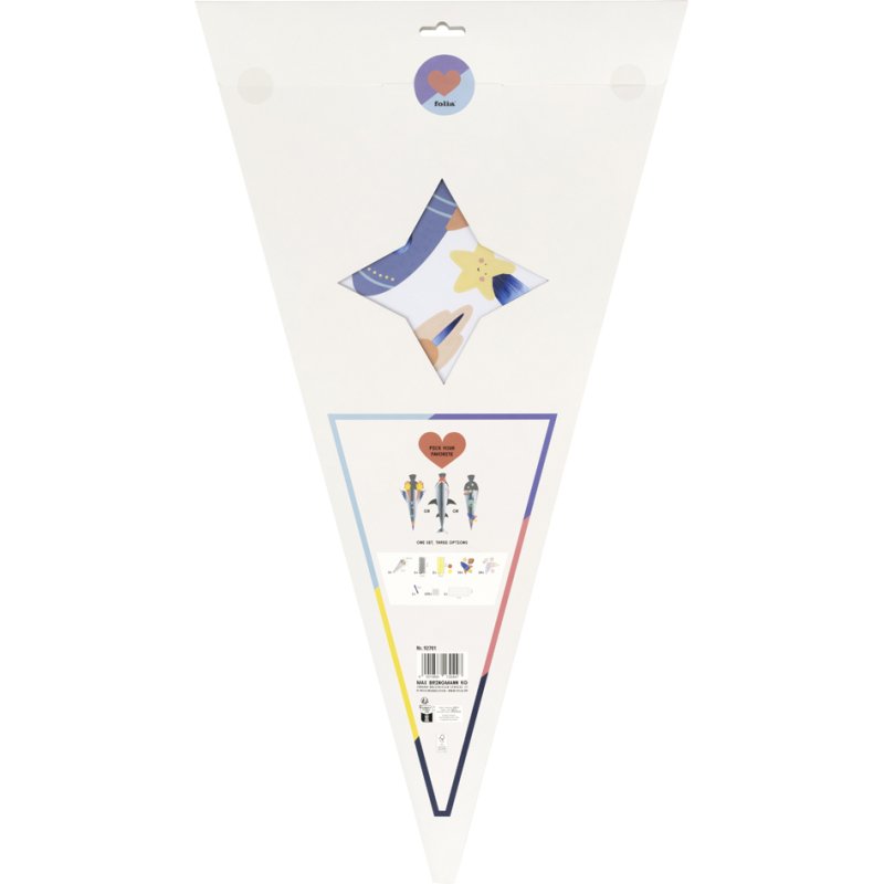 folia knutselpakket schooltas SPACE SCHOOL, 3 motieven, ruimte thema