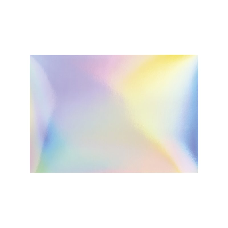 folia bloc papier arc-en-ciel Magic Rainbow, 240 × 340 mm, 6 couleurs irisées, 12 feuilles