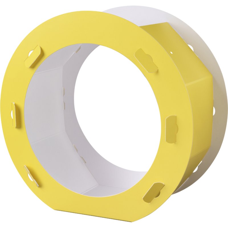 folia lampionvellen rond, gekleurd gesorteerd, 220 mm, 5 stuks