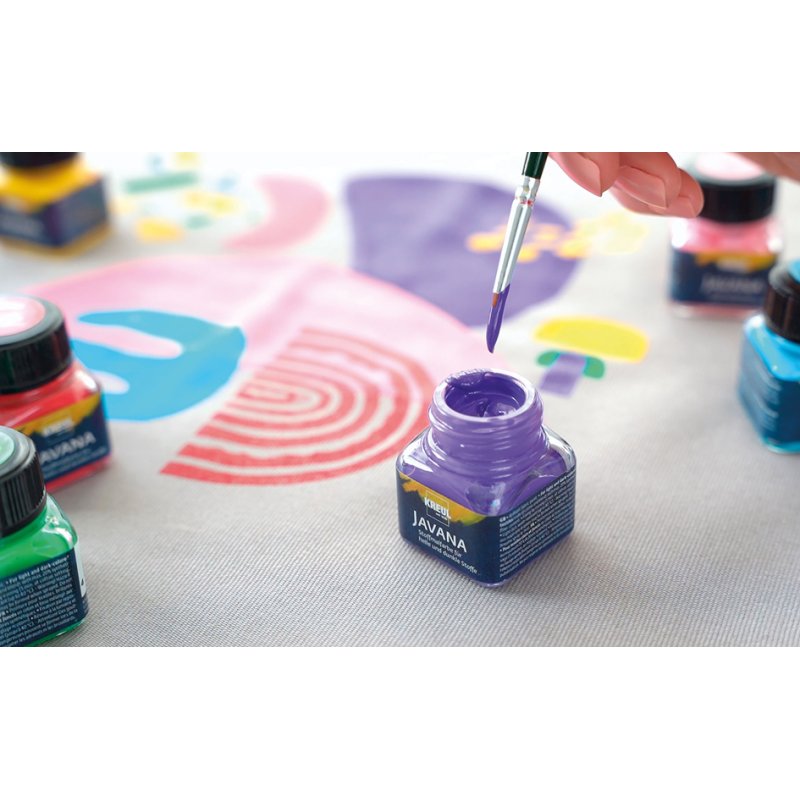 KREUL textile paint JAVANA Color Living Set, 6 colours, 6 x 20 ml