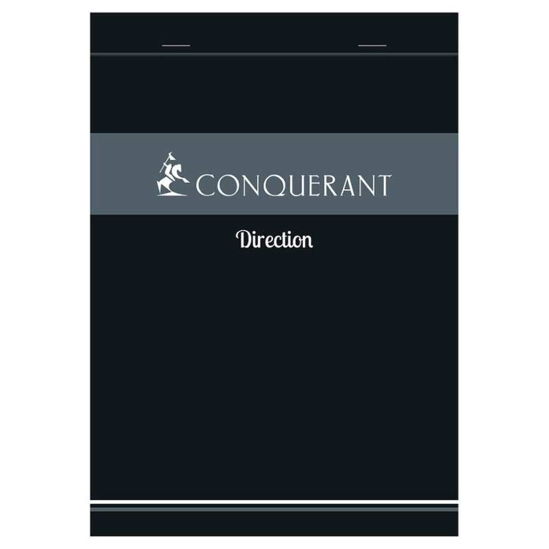 Bloc-notes quadrillé, gris, 148×210 mm, 100 feuilles