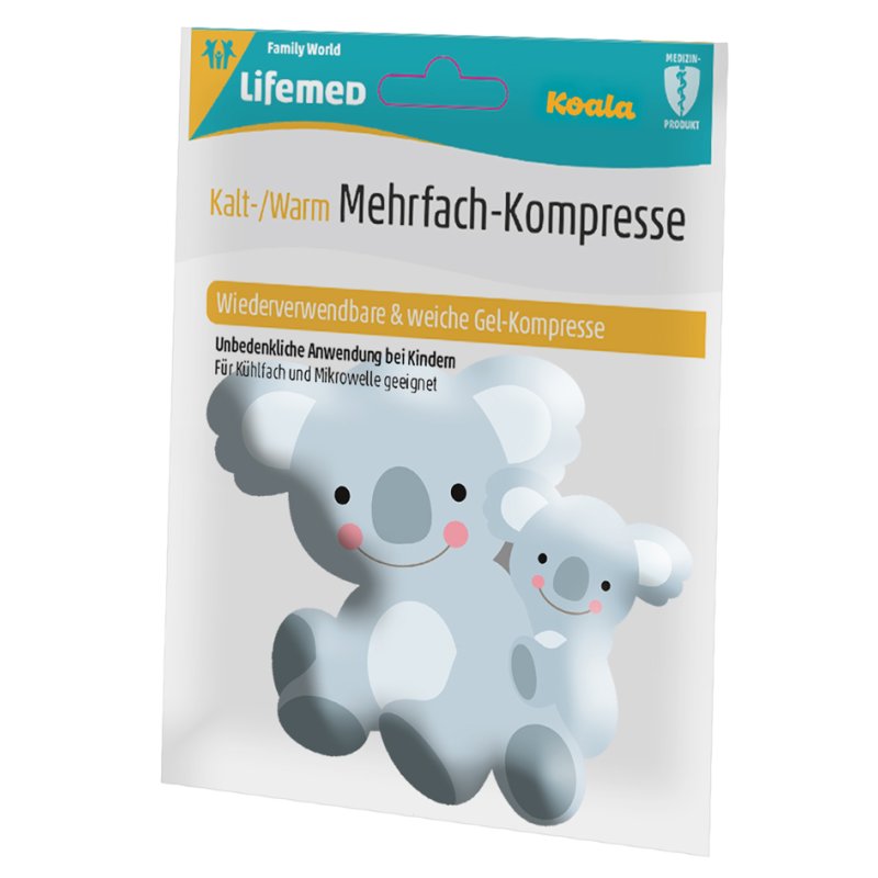 Lifemed compresse chaud-froid pour enfants, 145×125 mm, 4 motifs