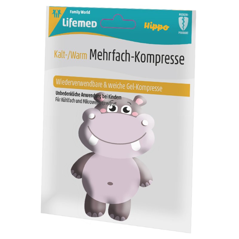 Lifemed compresse chaud-froid pour enfants, 145×125 mm, 4 motifs