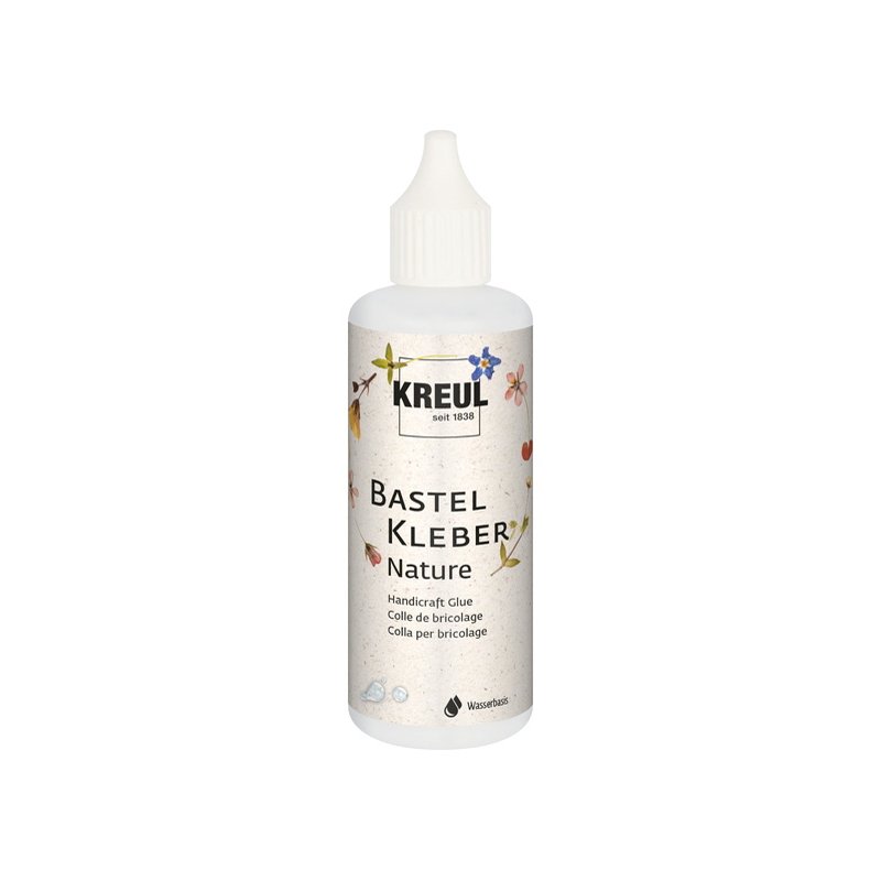 KREUL colle de bricolage naturelle, flacon plastique, 80 ml
