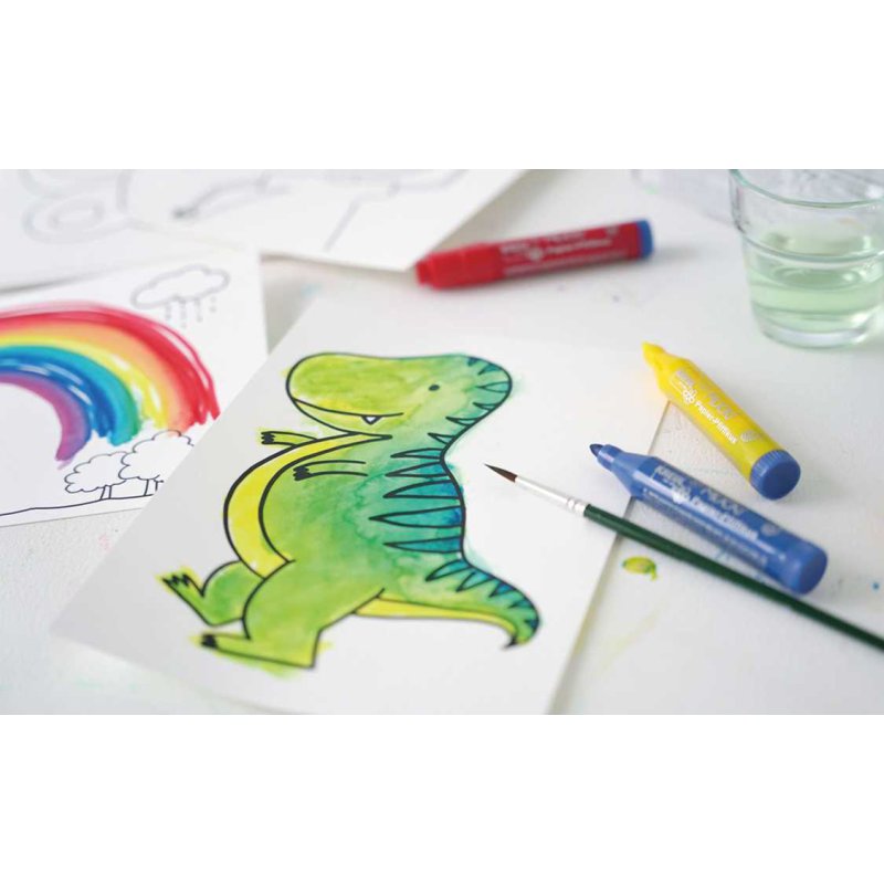 KREUL MUCKI aquarelle colouring pencils, colour game box set, water-based, 6 pieces
