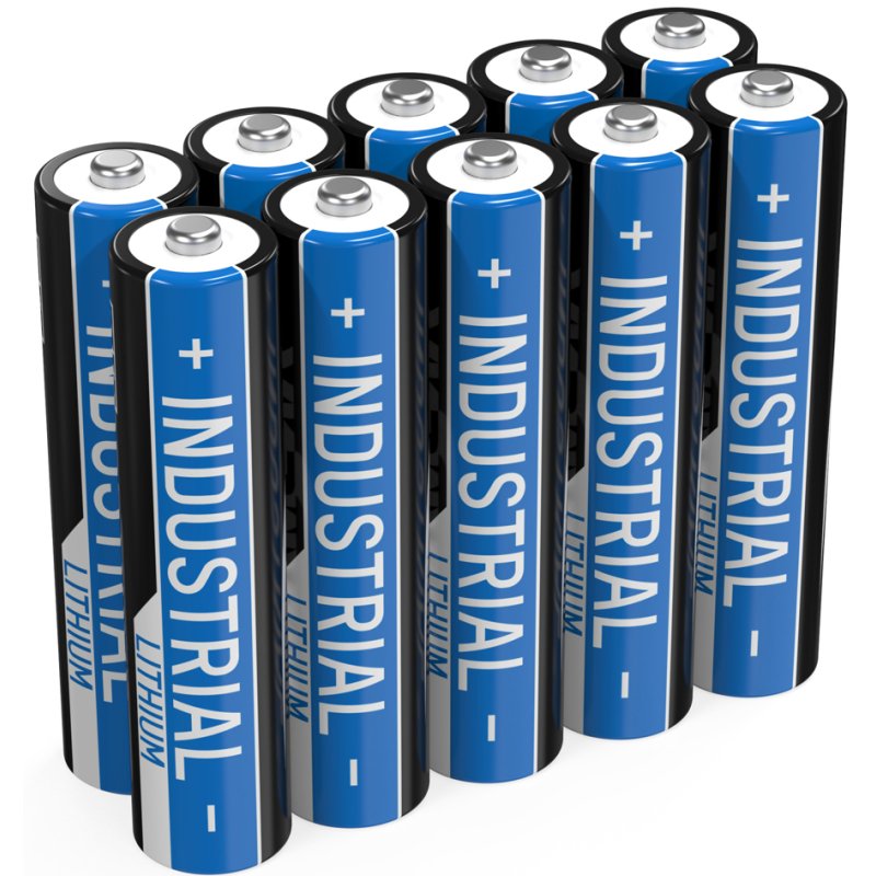 ANSMANN lithium batterijen Industrial AAA, FR03, 10 stuks