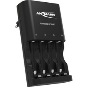 ANSMANN Powerline 4 Smart intelligente batterijlader zwart