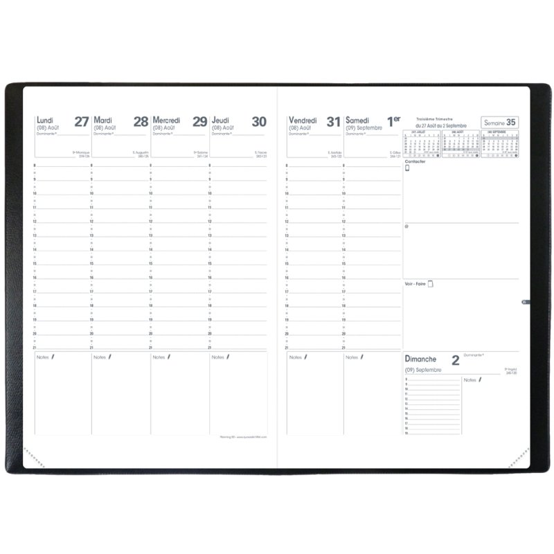 QUO VADIS agenda Planning SD 2025/2026 Club, 16 mois, bronze, 180 × 240 mm