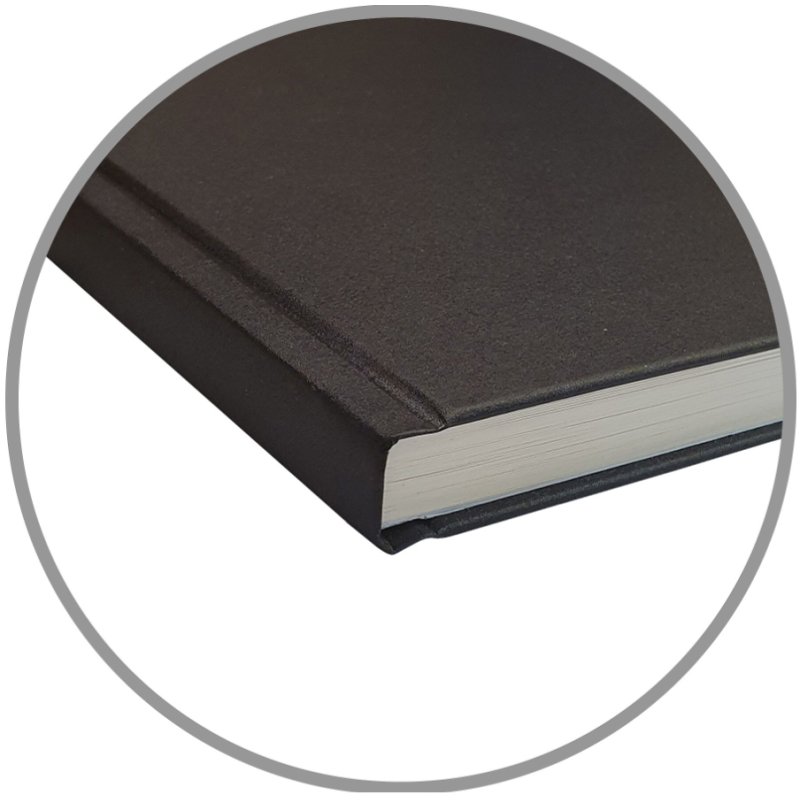 Oxford carnet de croquis hardcover, A5, noir, 96 feuilles