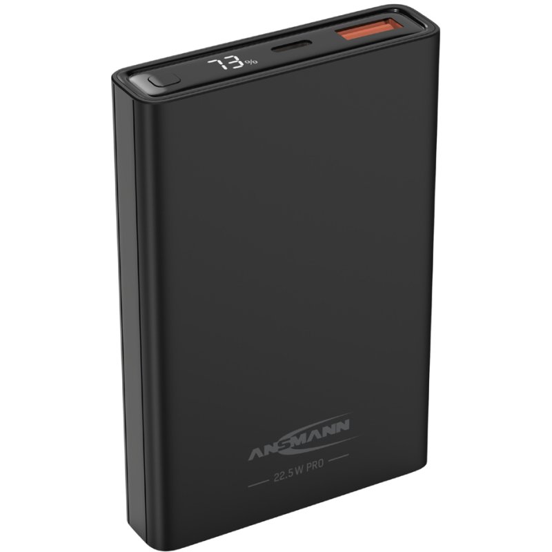 ANSMANN powerbank PB222PD, 10.000 mAh, zwart, 22,5 watt