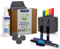 magnetoplan whiteboard startersset, blauw, compleet pakket