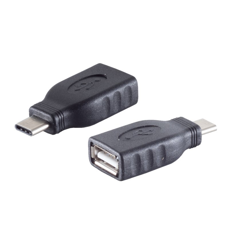 shiverpeaks Adaptateur USB 3.1 USB-C vers USB-A, 480 Mbit/s, PVC