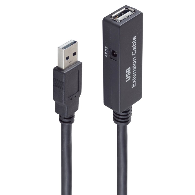 shiverpeaks USB 2.0 verlengkabel, zwart, 480 Mbit/s, USB-A