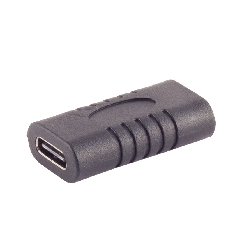 shiverpeaks USB 3.1 Type-C adapter, black, female-to-female, 10 Gbit/s, PVC